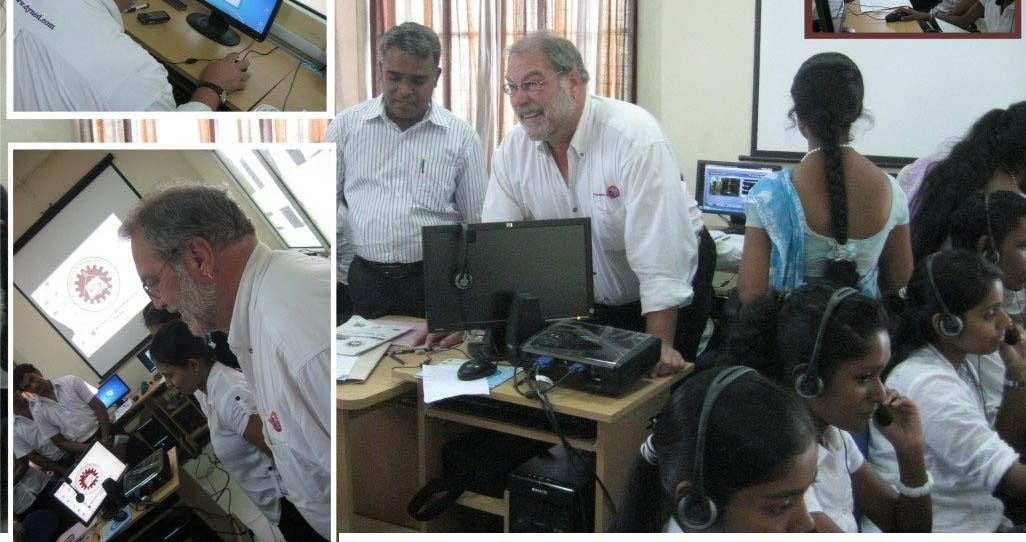 DynEd Regional Manager for Asia Region Visits NAITA Colombo Centre