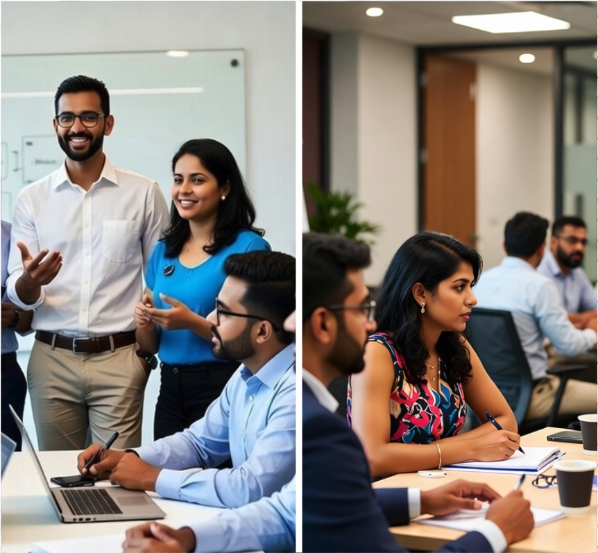 Corporate English training session in Sri Lanka