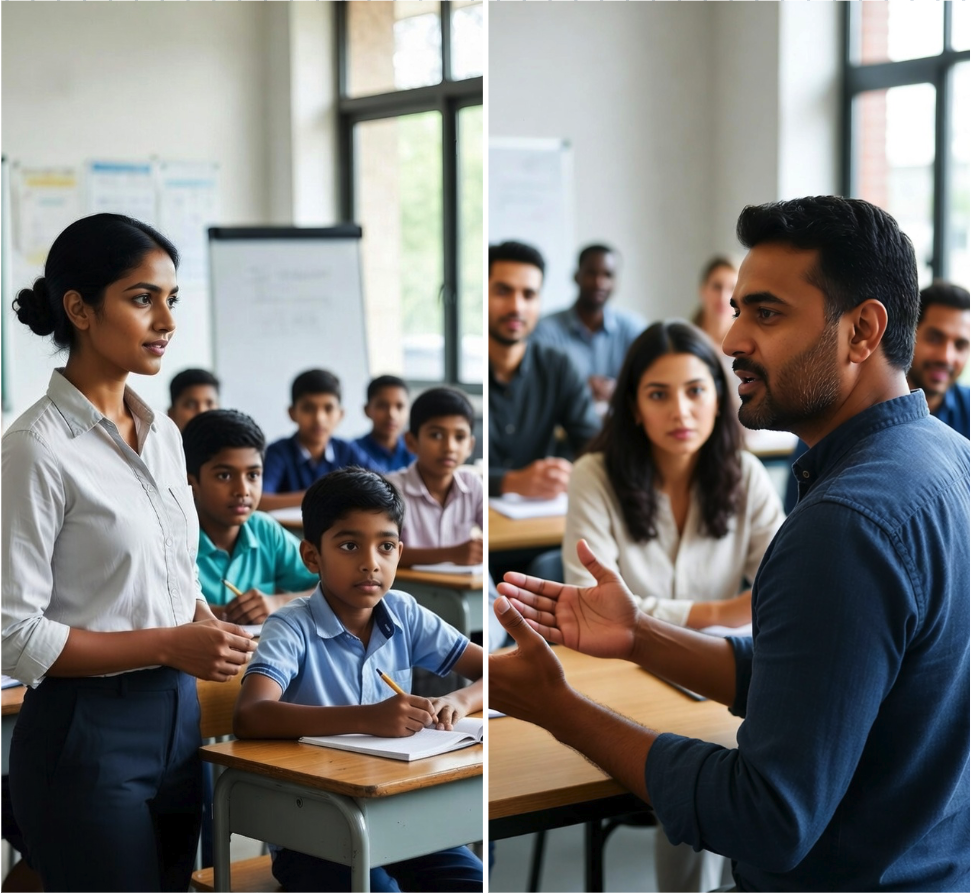 Corporate English training session in Sri Lanka